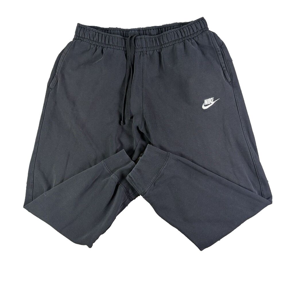 Nike Sportswear Club Fleece Sweatpants Mens Medium Black Activewear Training Gym